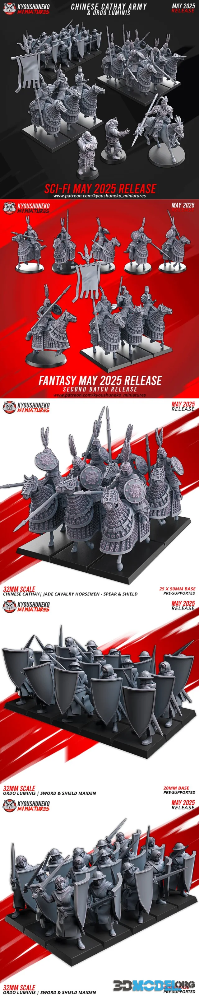 Kyoushuneko Miniatures May 2025 – Printable