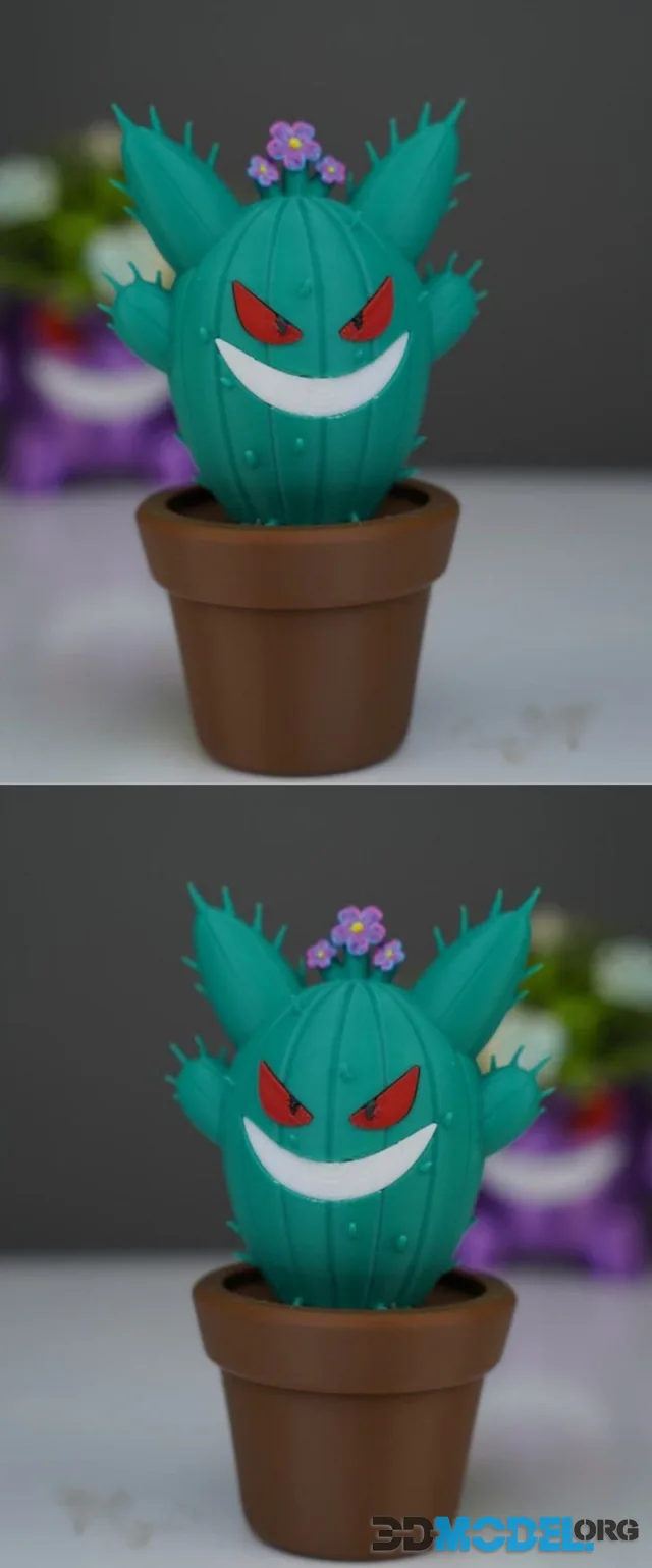 Gengar Cactus – Printable