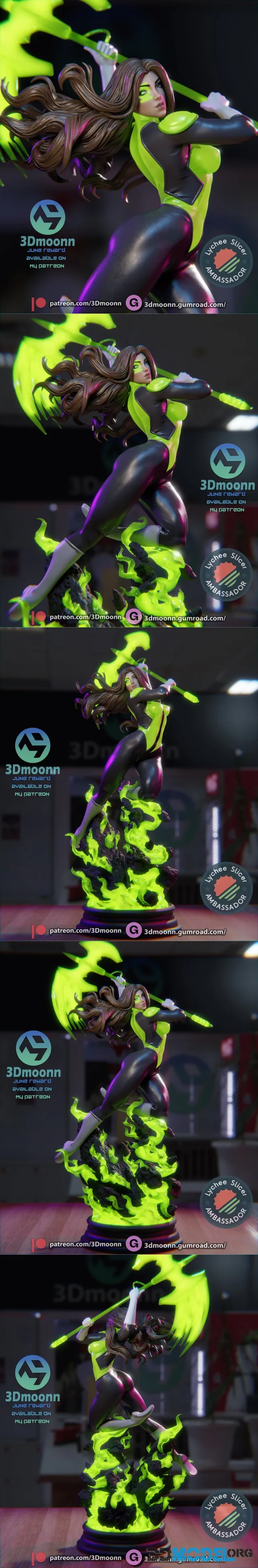 3Dmoonn - DC - Jessica Cruz – Printable