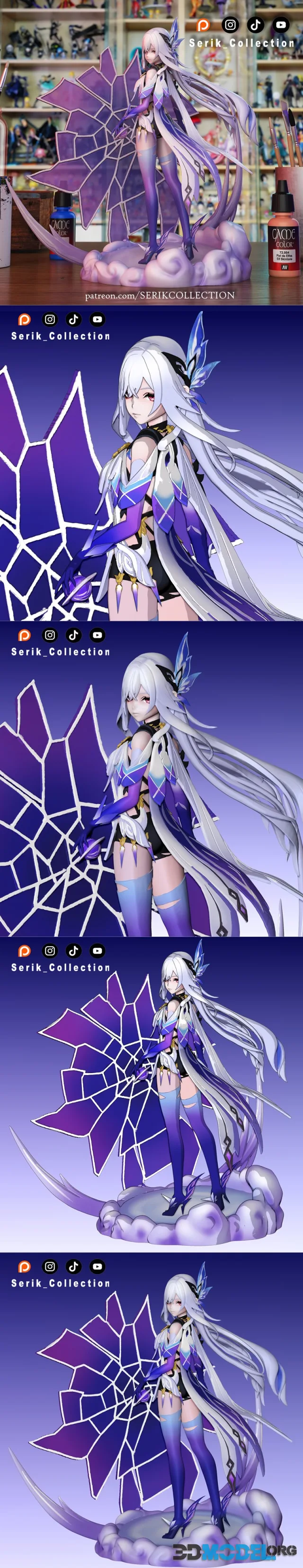 Serik Collection - Skirk - Genshin Impact – Printable