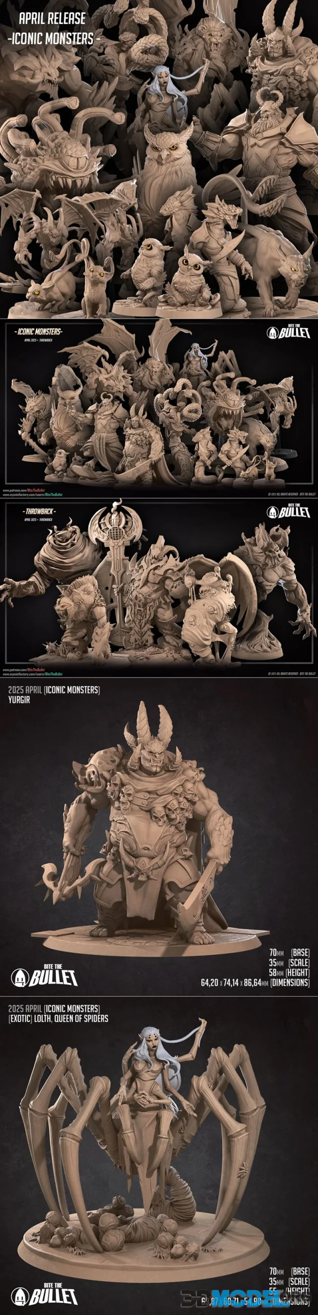 Bite the Bullet - Iconic Monsters April 2025 – Printable