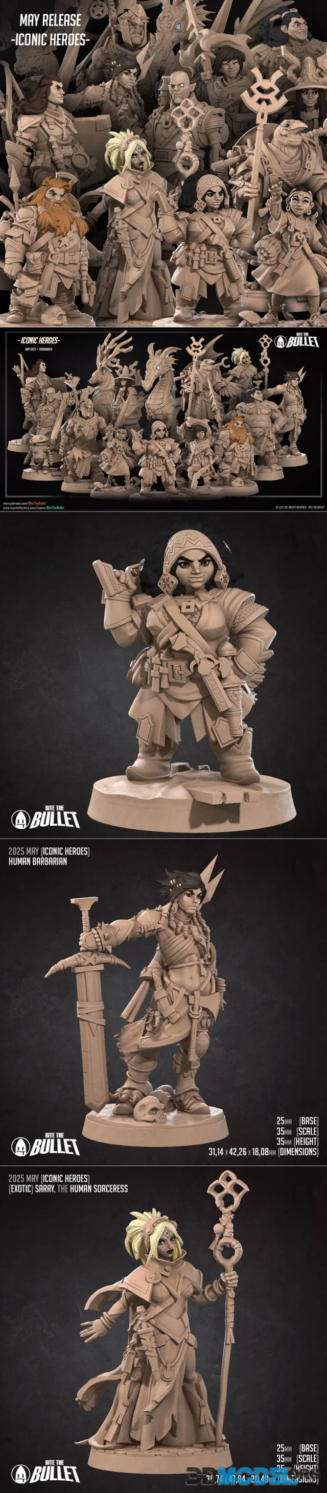 Bite the Bullet - Iconic Heroes May 2025 – Printable