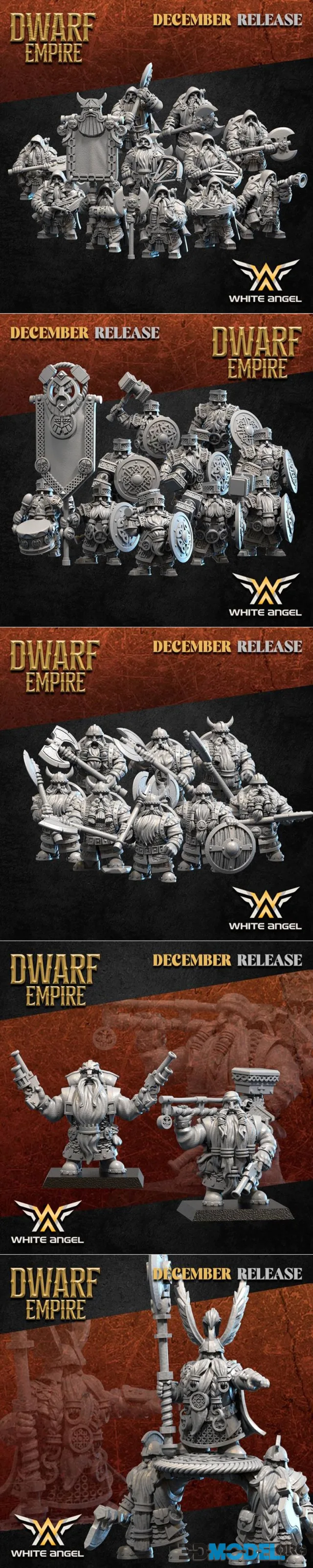 White Angel Miniatures - Dwarf Empire – Printable