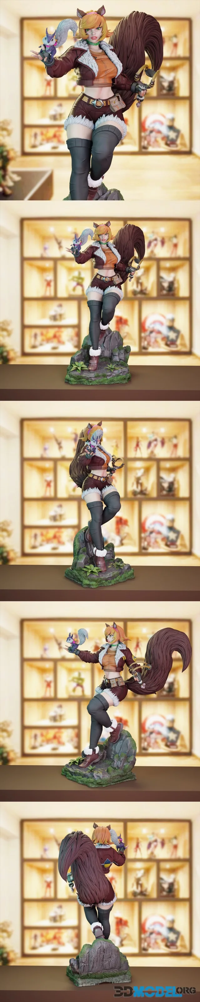 BrunoArt3D - Marvel - Squirrel Girl – Printable