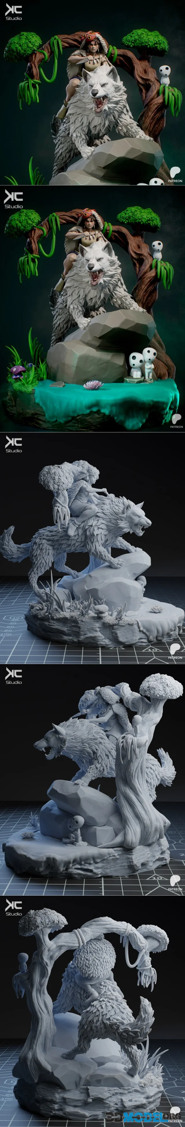 KcStudio - Princess Mononoke – Printable