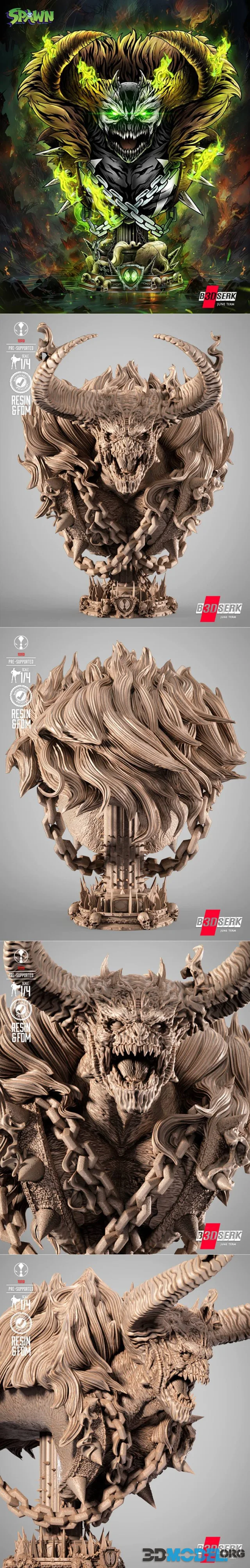 B3DSERK - Omega Spawn Portrait Bust – Printable