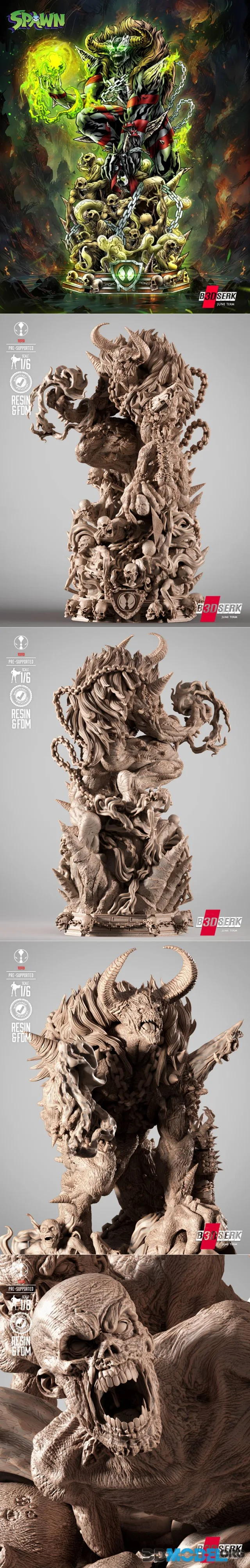 B3DSERK - Omega Spawn Sculpture – Printable