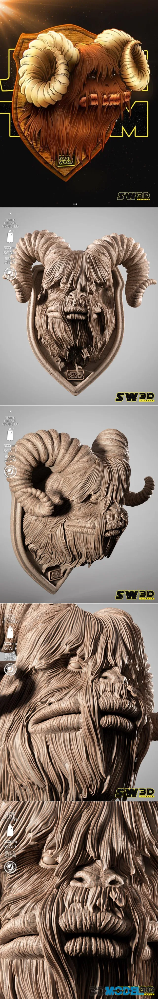SW3D - Bantha Wall – Printable