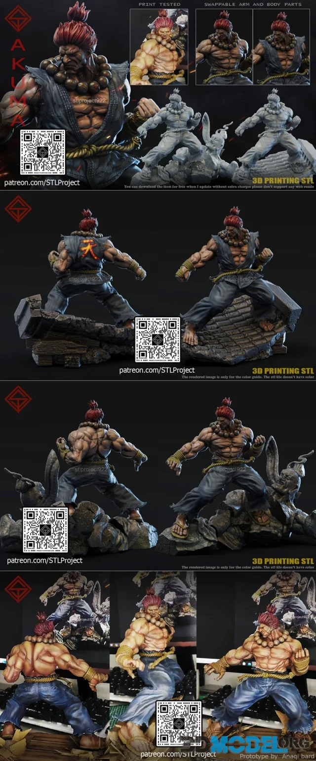 STL Project - Akuma – Printable