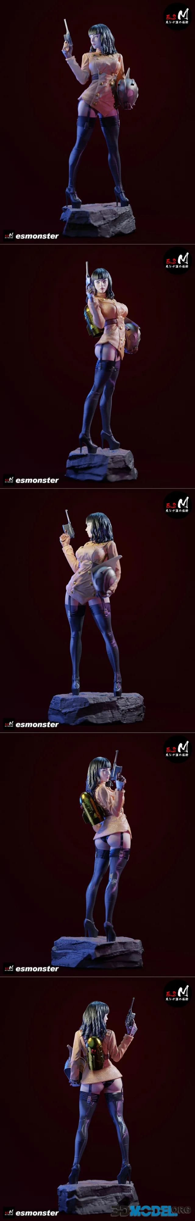 E.S Monster - Rocketeer Female – Printable