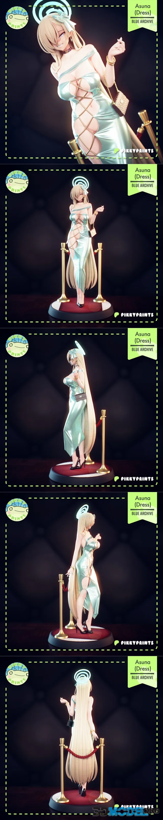 Pikky Prints - Blue Archive - Ichinose Asuna – Printable