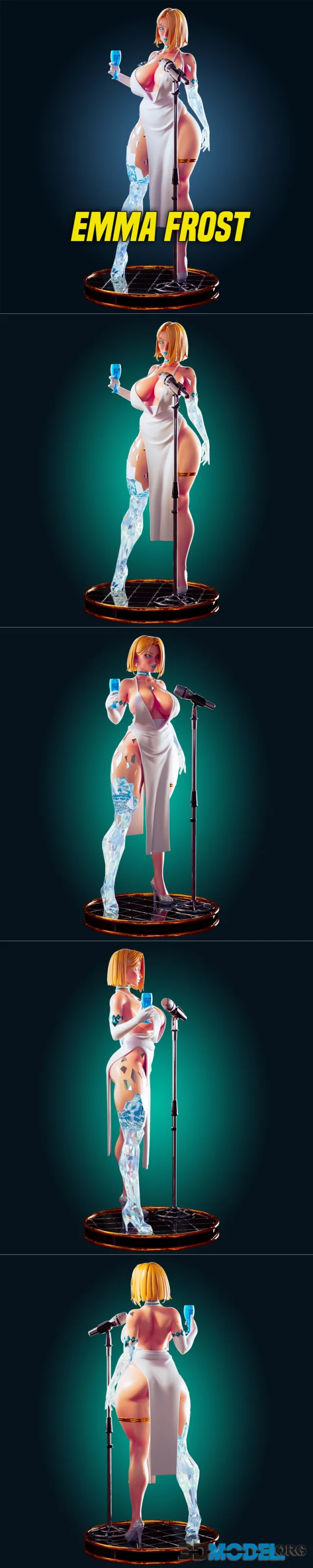 Officer Rhu - Marvel - Emma Frost – Printable