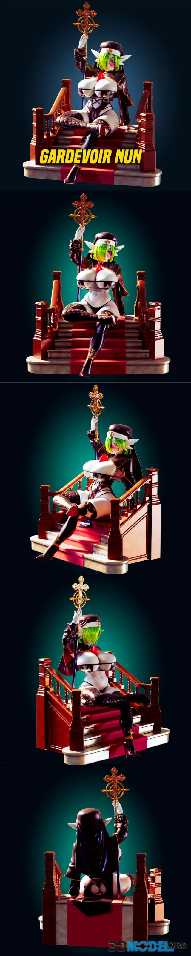 Officer Rhu - Pokemon - Gardevoir Nun – Printable