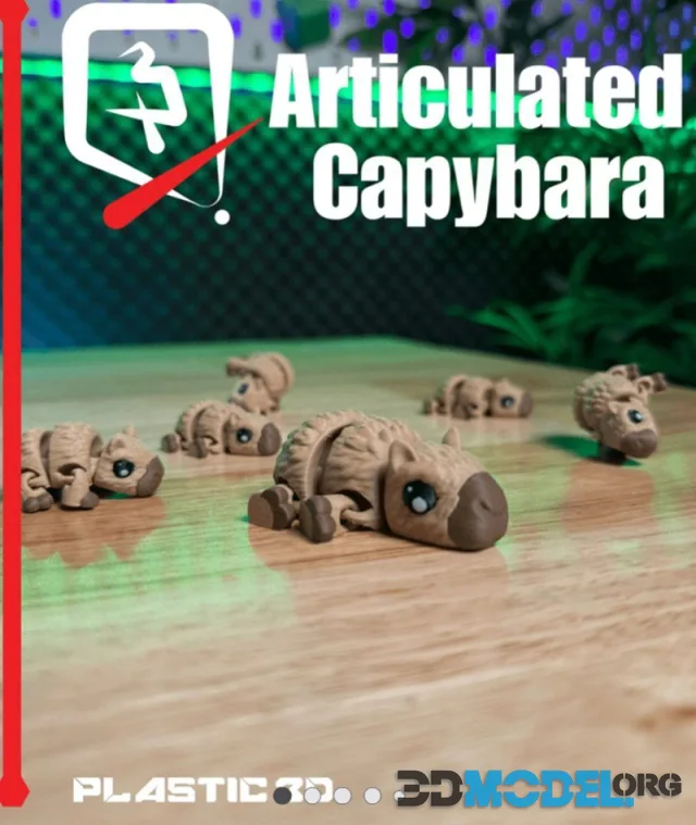 Articulated Capybara – Printable