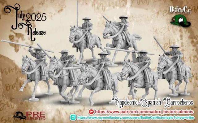 Napoleonic Spanish Garrocheros – Printable