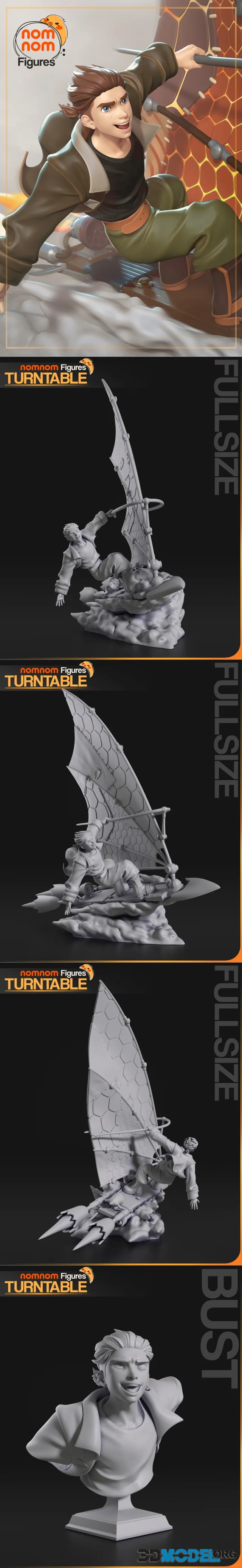 Nomnom Figures - Jim Hawkins - Treasure Planet – Printable