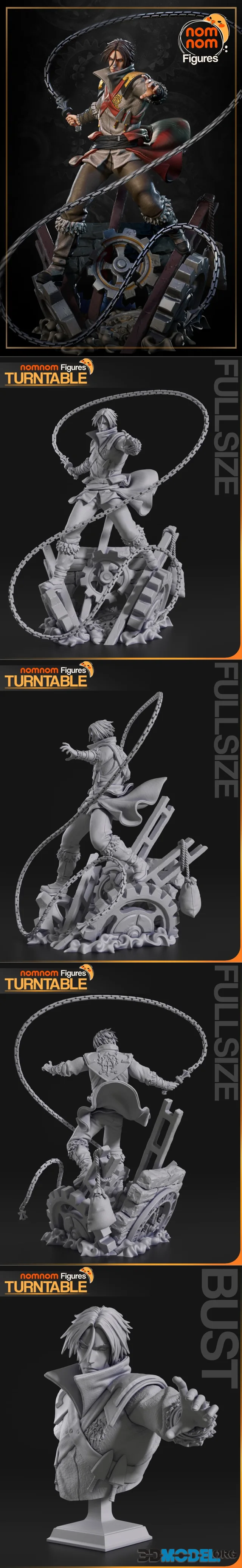 Nomnom Figures - Trevor Belmont - Castlevania – Printable