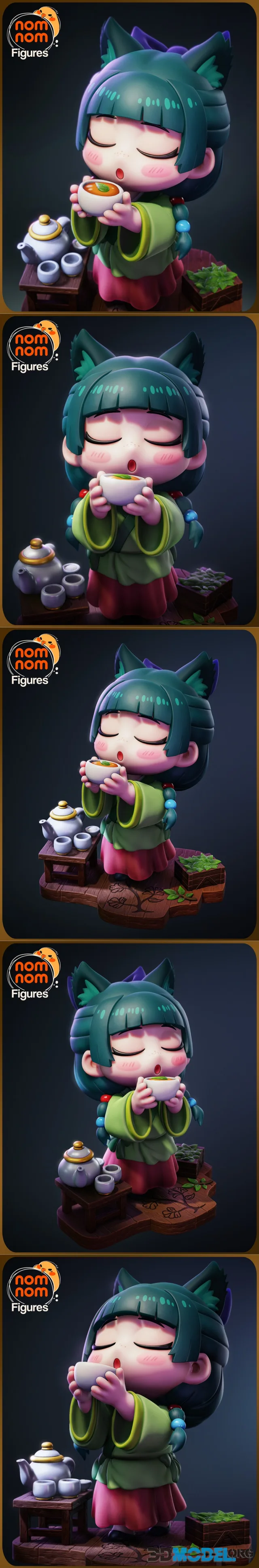 Nomnom Figures - Chibi Maomao - Apothecary Diaries – Printable