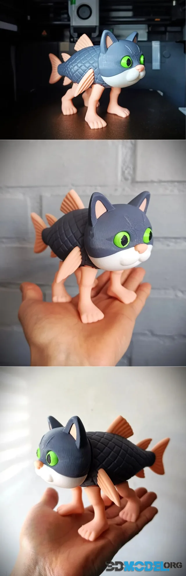 Trulimero trulichina articulated toy – Printable
