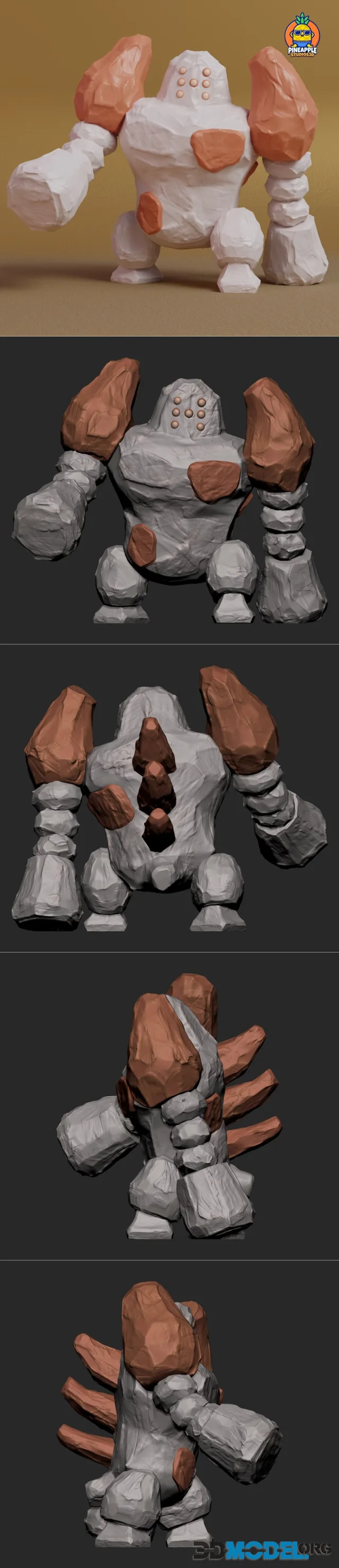 Pokemon - Regirock – Printable