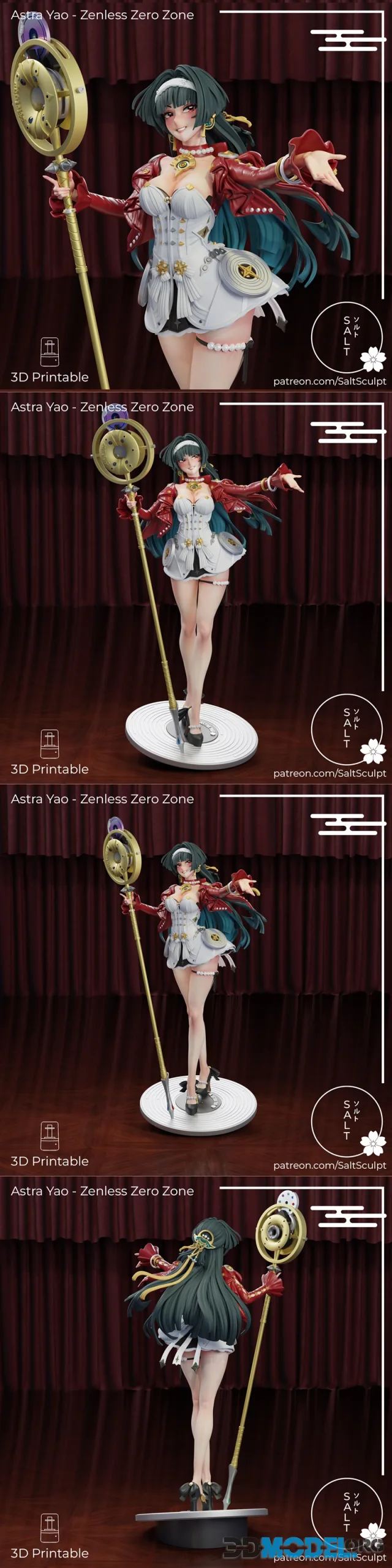 SaltSculpt - Zenless Zone Zero - Astra Yao – Printable