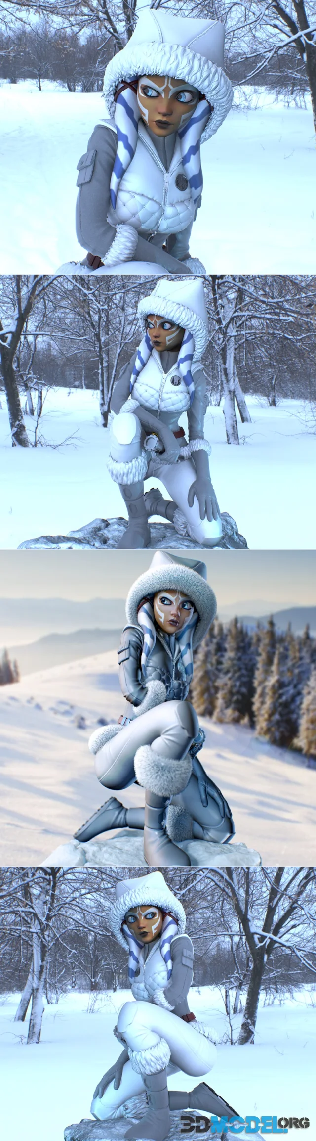 Messias 3D Figure - Ahsoka Tano – Printable