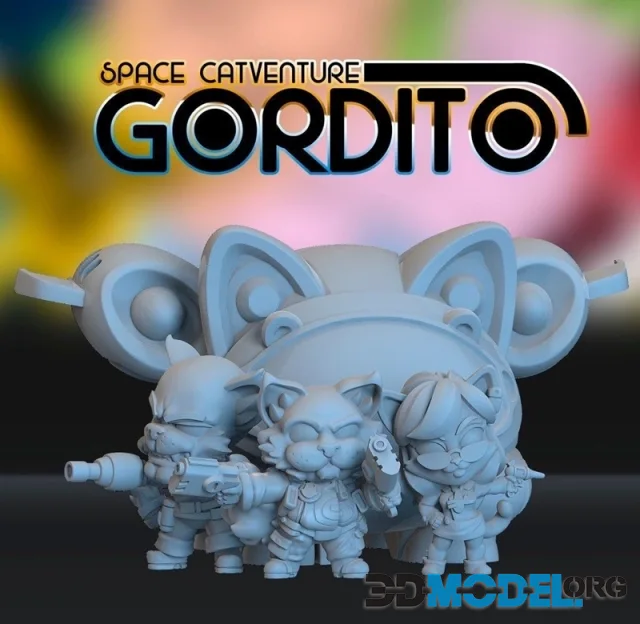 Gortito - Space Catventure – Printable