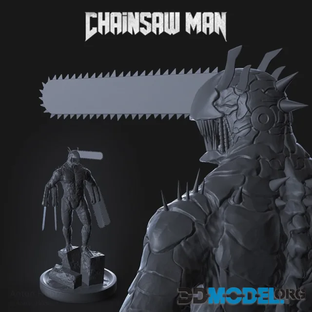 Chainsaw Man full demon form (Pose 2) – Printable
