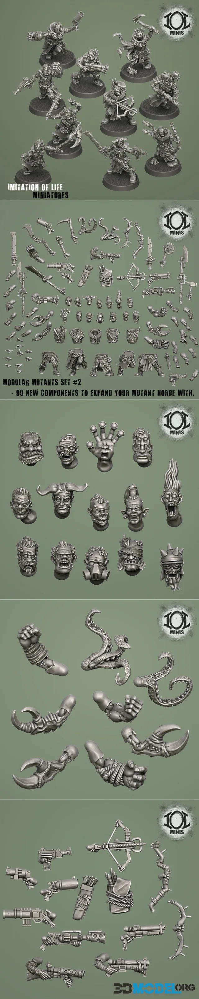 Modular Mutants Set 2 – Printable