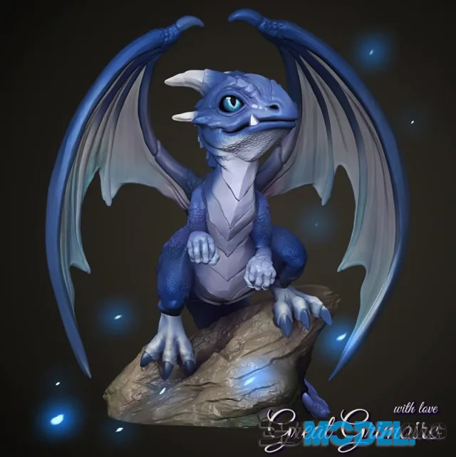 Great Grimoire - Baby Dragon – Printable