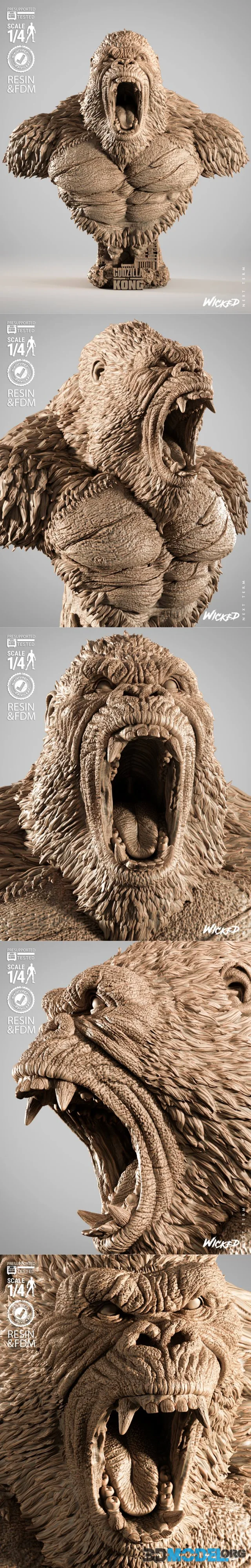 WICKED - Kong Portrait Bust – Printable