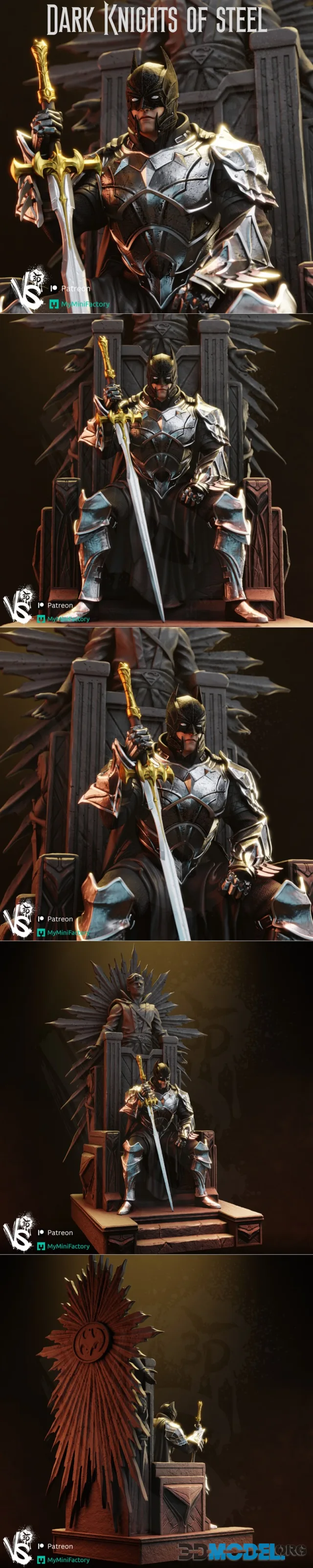 VS3D - Batman Dark Knight Of Steel Fanart – Printable