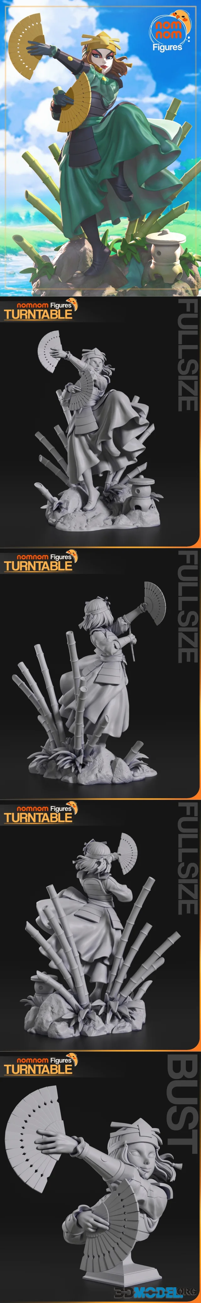 Nomnom Figures - Suki - Avatar The Last Airbender – Printable