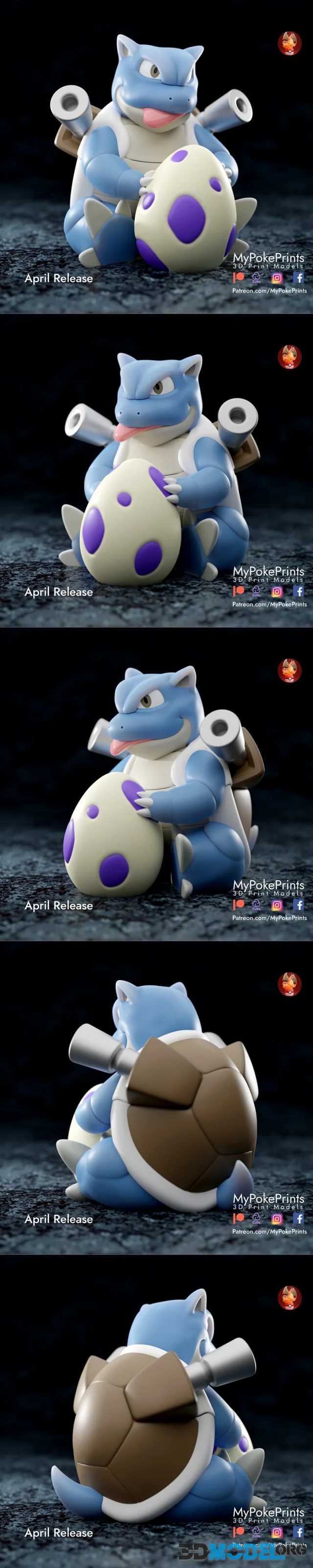 Egg Blastoise – Printable