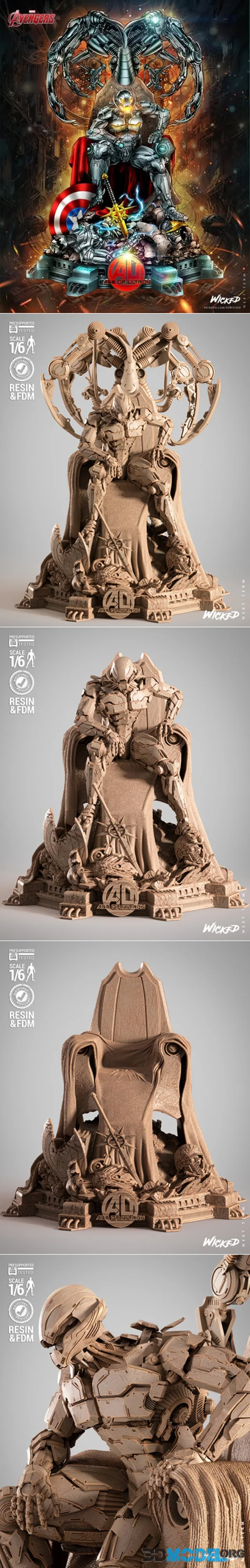 WICKED - Ultron 2025 Sculpture – Printable