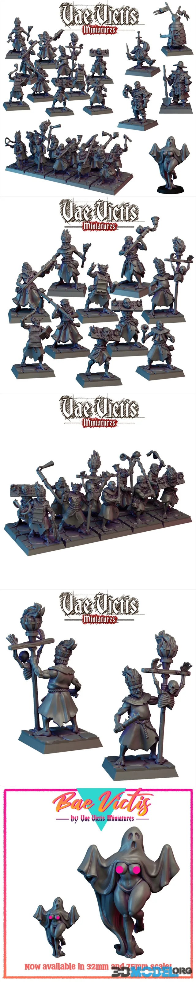 Vae Victis Miniatures - Fanatics Vol.1 – Printable