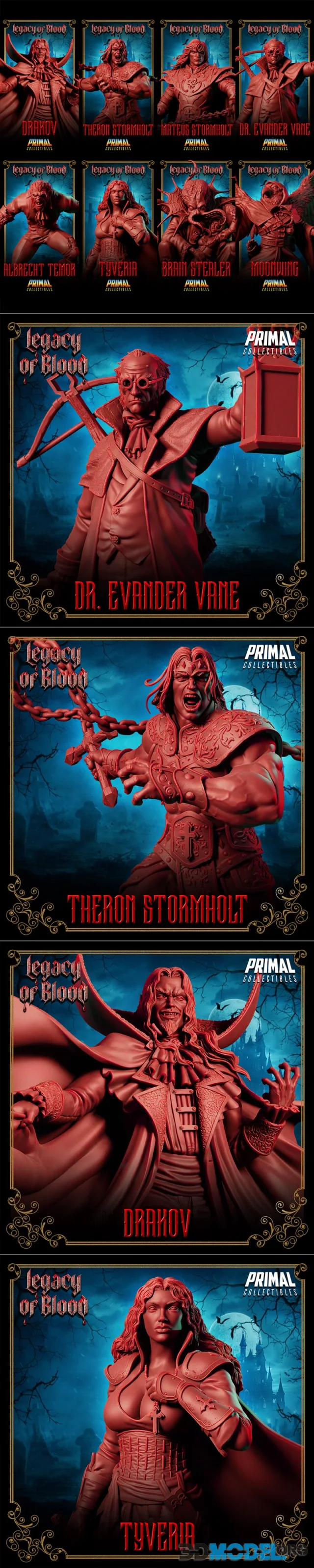 PRIMAL Collectibles - Legacy of Blood May 2025 – Printable