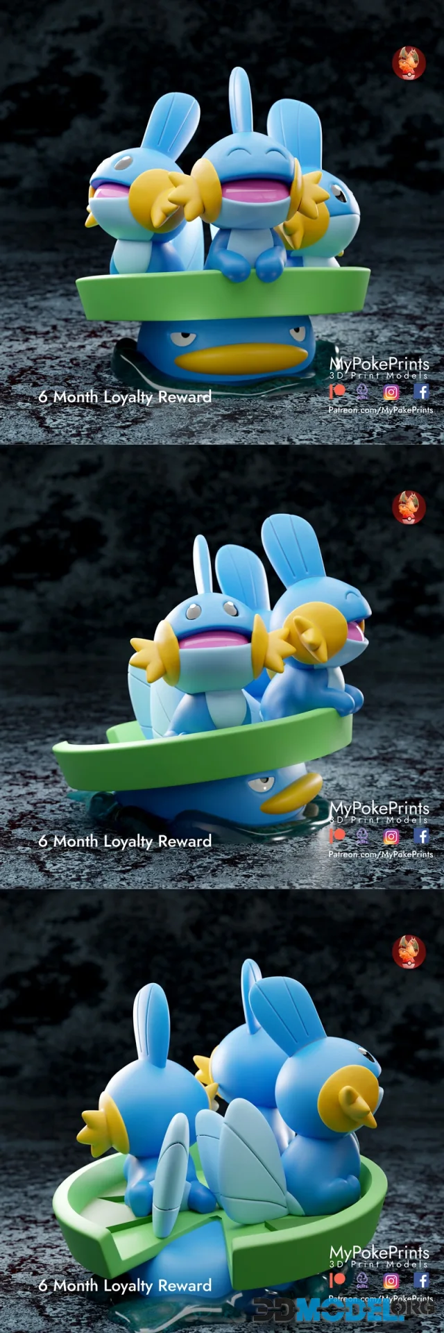 Lotad and Mudkips – Printable