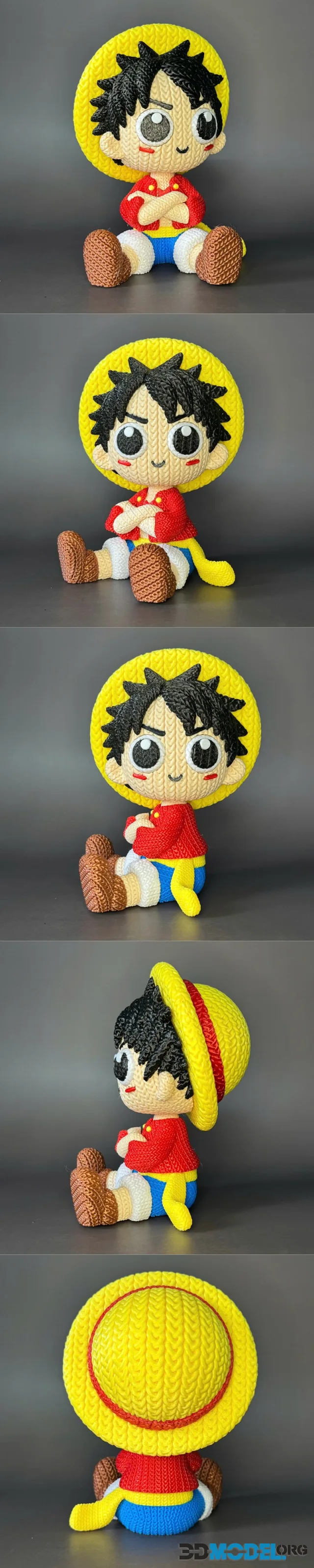 Luffy Crochet - Knitted – Printable