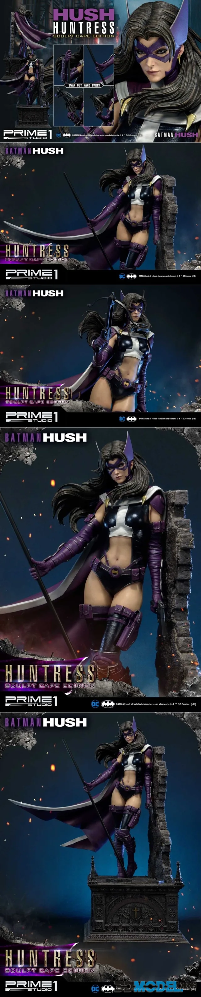 Prime 1 Studio - Batman Hush - Huntress - Sculpt Cape Edition – Printable