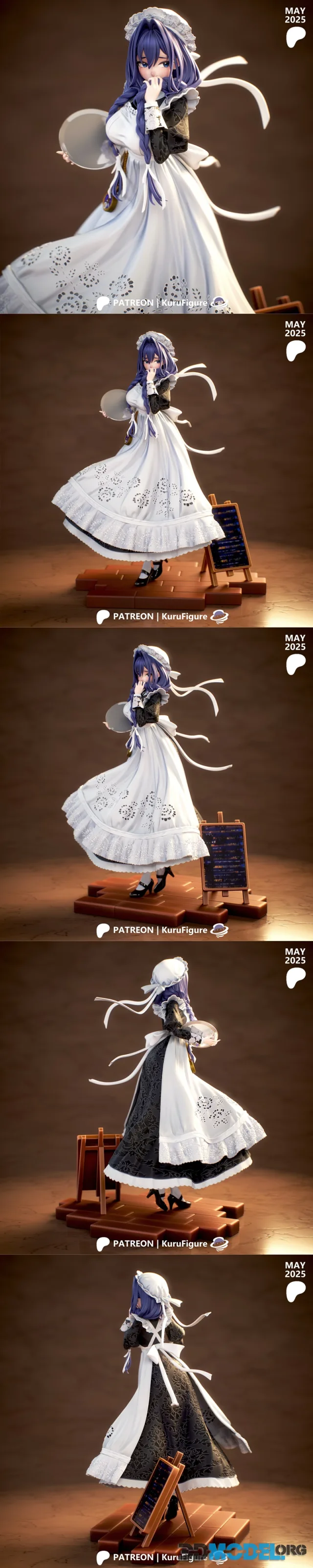 Kuru Figure - Hololive - Ouro Kronii – Printable