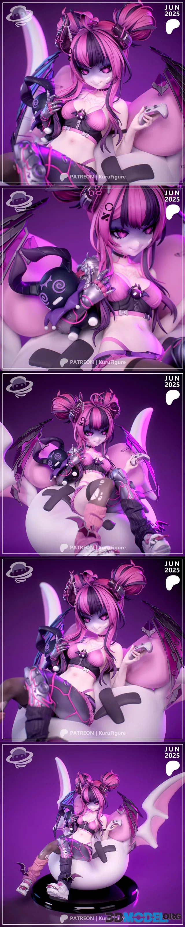 Kuru Figure - Vtuber - Ironmouse – Printable