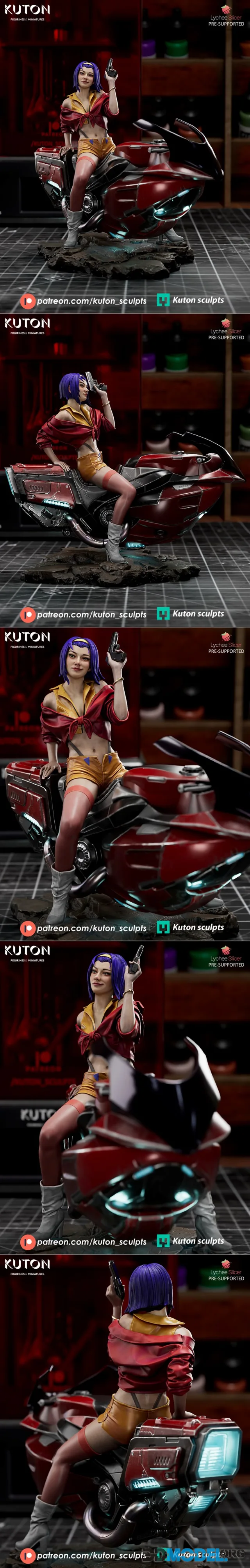Kuton Figurines - Faye Valentine – Printable