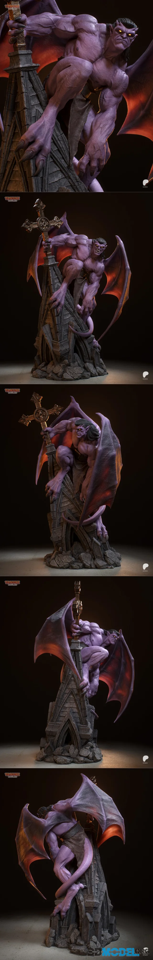 Tanuki Figures - Goliath - Gargoyles - Fullsize – Printable