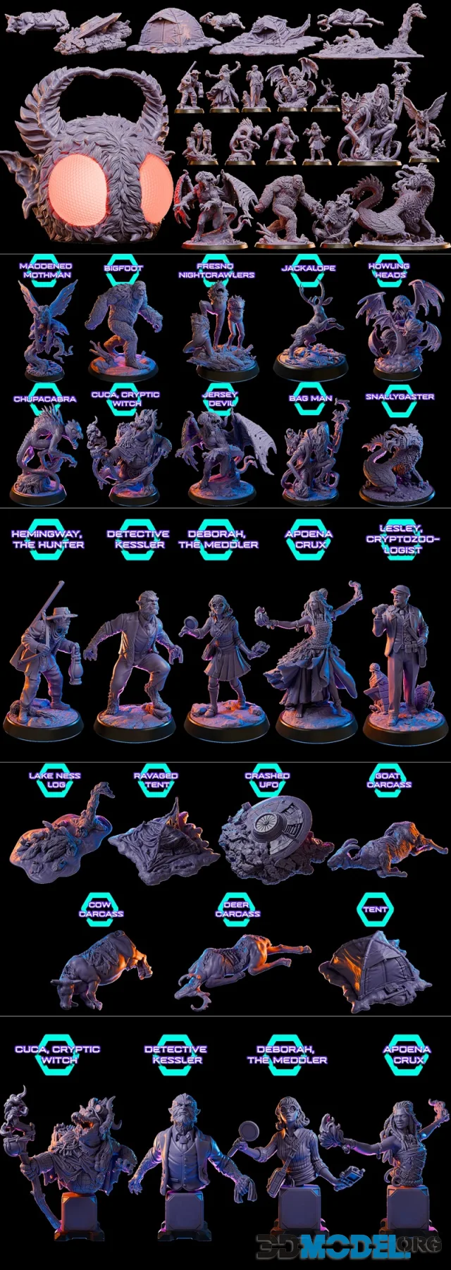 Loot Studios - Creepytids April 2025 – Printable