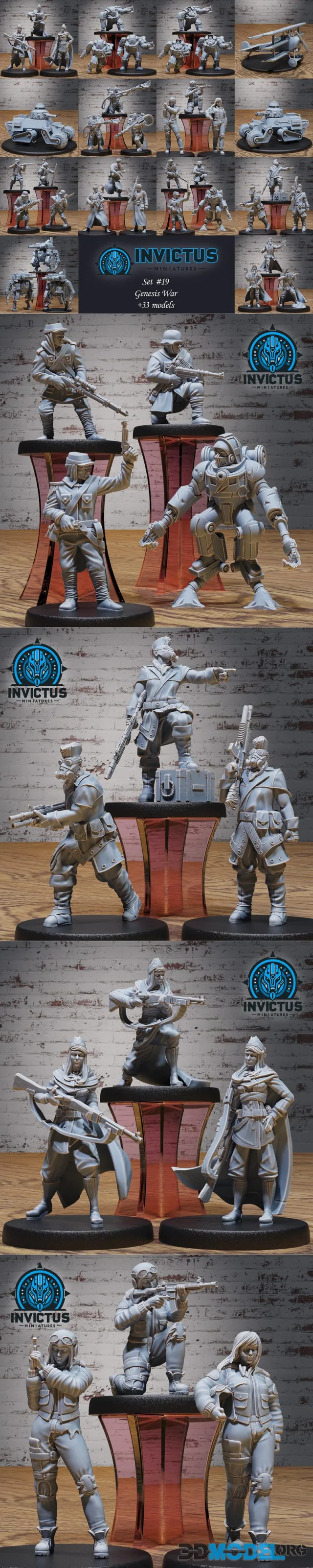 Invictus miniatures - Genesis Wars – Printable