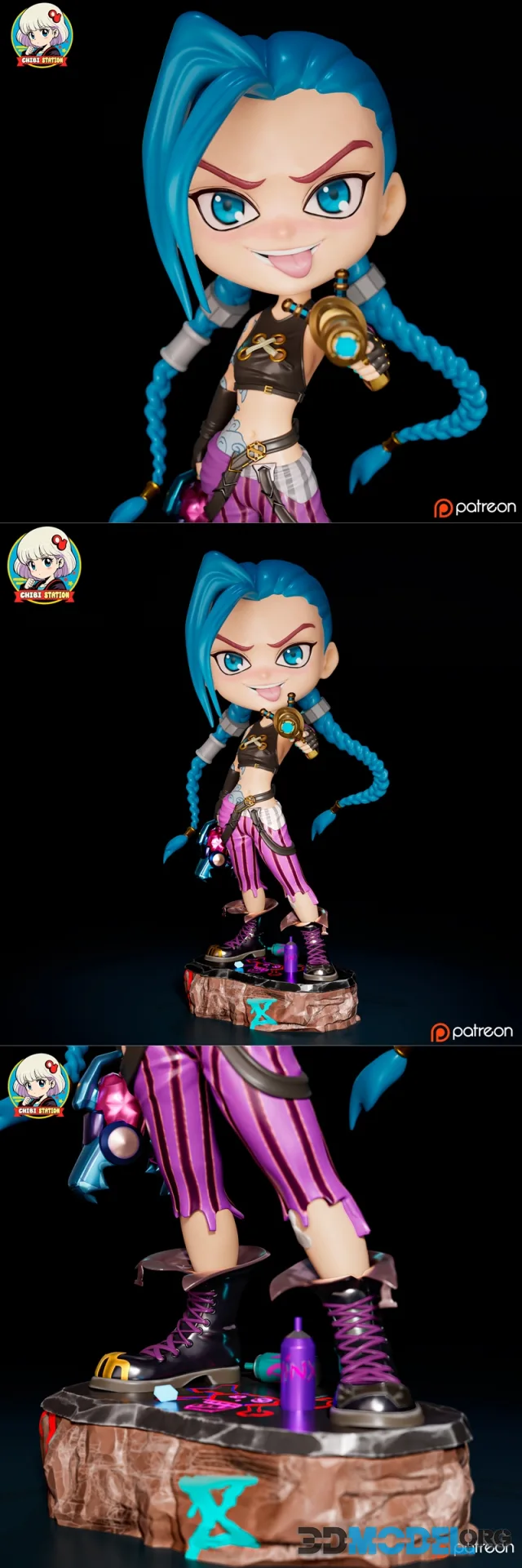 Chibistation - Jinx – Printable
