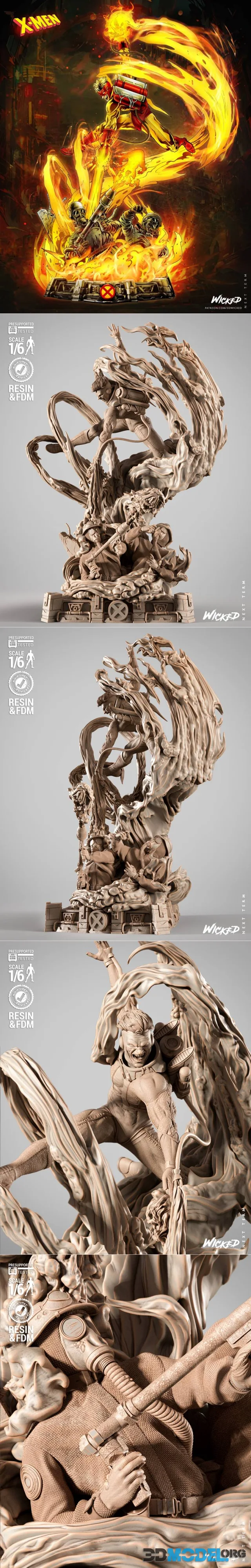 WICKED - Pyro Sculpture – Printable