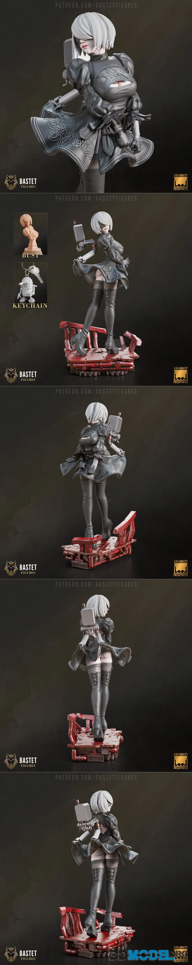 Bastet Figures - 2B – Printable