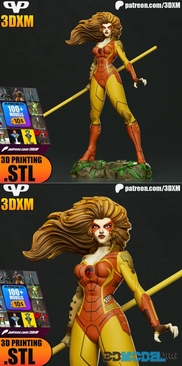 3DXM - Cheetara – Printable